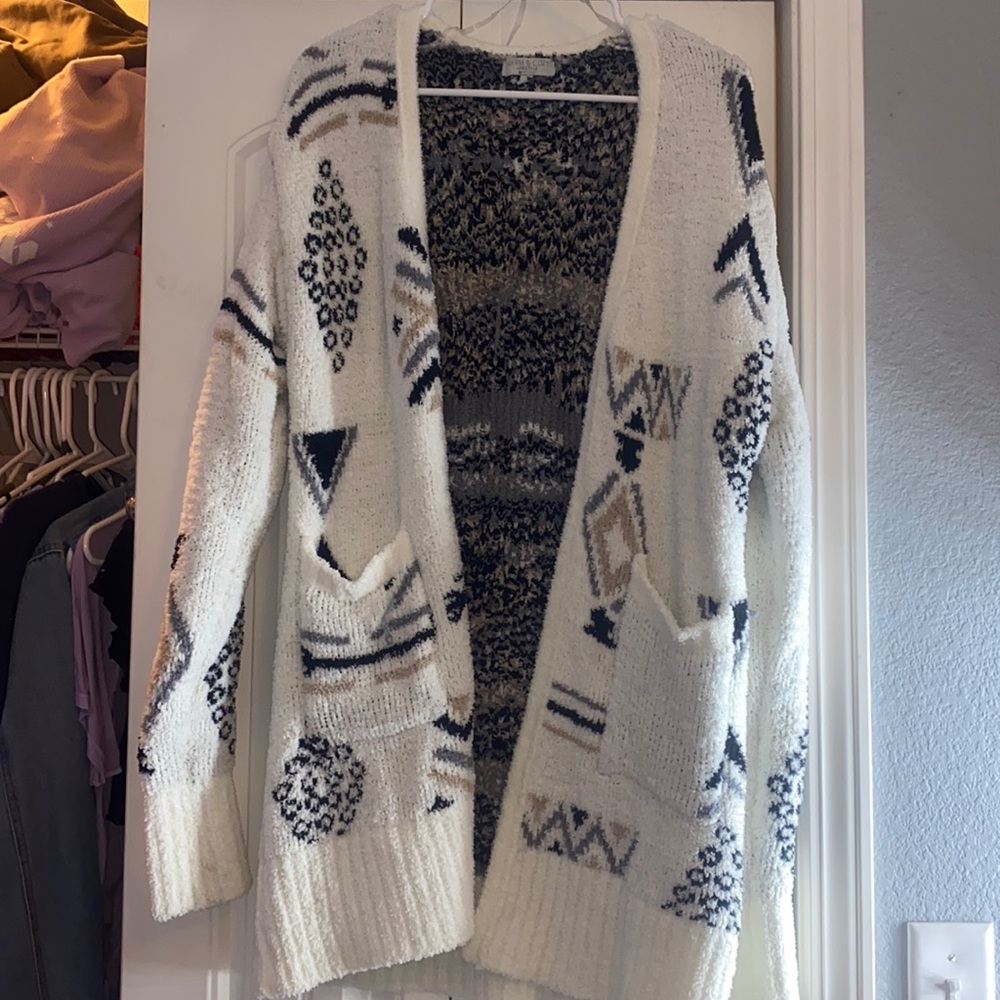 aztec cardigan